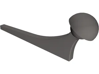 Hip Implant 3D Model preview