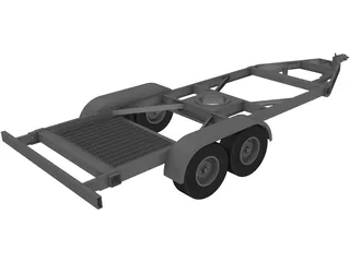 Trailer 3D Model preview