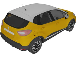 Ranault Captur (2014) 3D Model preview
