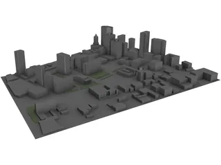 Minneapolis Washington Square 3D Model preview