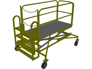 B4 Maintenance Stand 3D Model preview