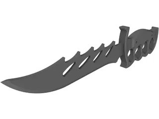 Knife 3D Model preview