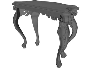 Console Mirror 3D Model preview