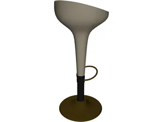 Bar Chair 3D Model preview