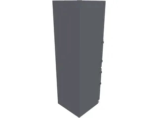 Liebherr Refrigerator 3D Model preview