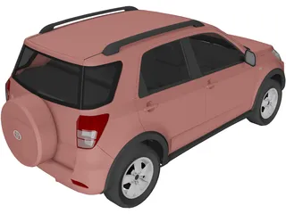 Toyota Rush (2006) 3D Model preview