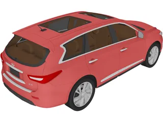 Infiniti JX35 (2013) 3D Model preview
