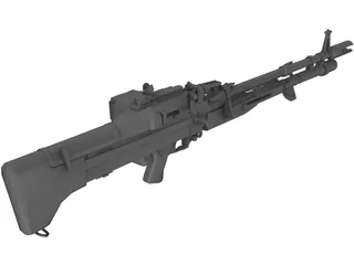 M60 3D Model preview
