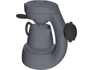 Atomic Coffee Maker 3D Model preview