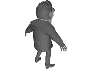 Up Man 3D Model preview