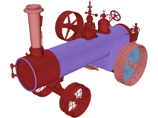Tractor 3D Model preview