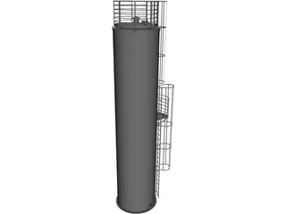 Water Tank 3D Model preview