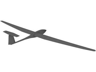 DG300 Glider 3D Model preview