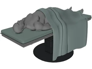 Forensic Subject 3D Model preview