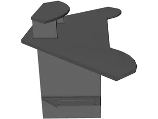 PC Table 3D Model preview