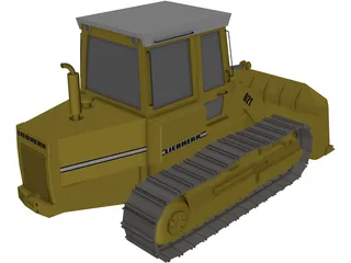 Liebherr Laderaupe 3D Model preview