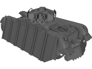 Mobile Roadblock 3D Model preview