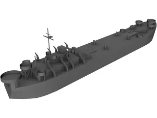 LST 511 Class 3D Model preview