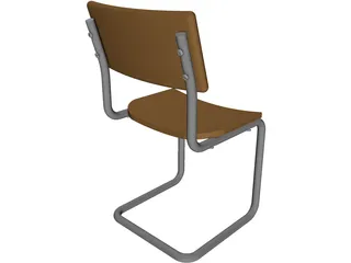 Chair Cantilever 3D Model preview