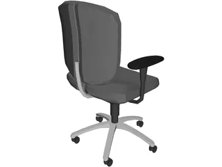 Chair Tria Secretary 3D Model preview