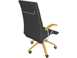 Chair Oxford Secretary 3D Model preview