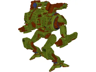 BloodAsp Battletech 3D Model preview