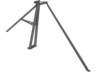 Rowing Rigger 3D Model preview
