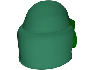 Gas Mask 3D Model preview