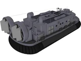 Hovercraft 3D Model preview