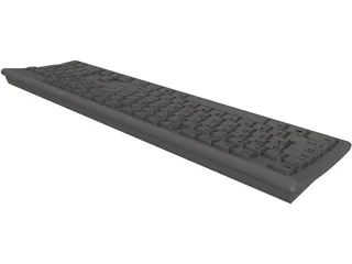 Computer Keyboard 3D Model preview