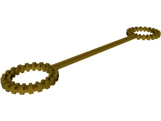 Bubble Wand 3D Model preview