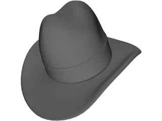 Cowboy Hat 3D Model preview