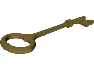 Skeleton Key 3D Model preview