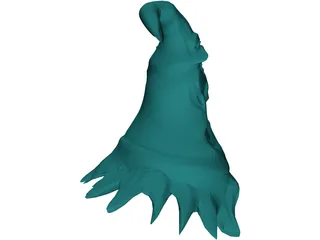 Ghost Head 3D Model preview