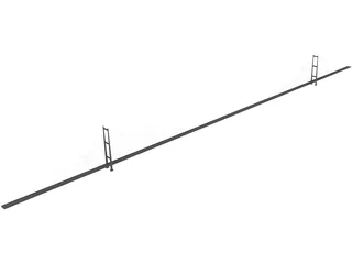 Messina Bridge 3D Model preview