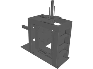 Mold Press 3D Model preview