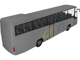 Volvo Bus 3D Model preview