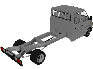 Volkswagen LT Double Cabin 3D Model preview