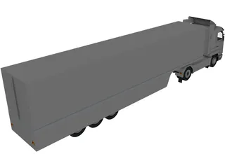 Scania 143 3D Model preview