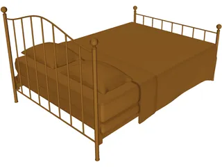 Bed Iron 3D Model preview