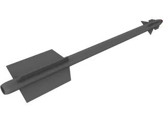 Missile AA11 Archer 3D Model preview