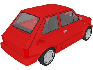 Fiat Maluch 3D Model preview