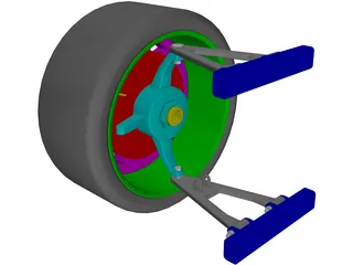Wheel 3D Model preview