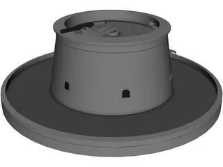 Martello Tower 3D Model preview