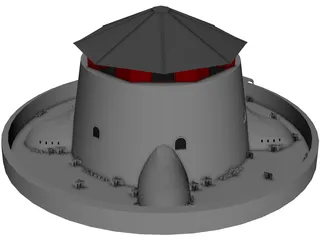 Murney Tower 3D Model preview
