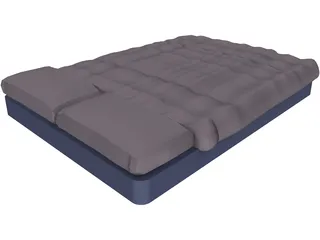Bed 3D Model preview