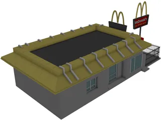 McDonalds 3D Model preview