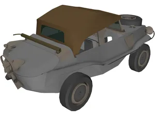 Schwimmwagen 3D Model preview