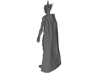 Werner Girl 3D Model preview