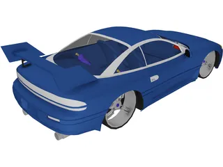 Mitsubishi 3000GT [Tuned] 3D Model preview